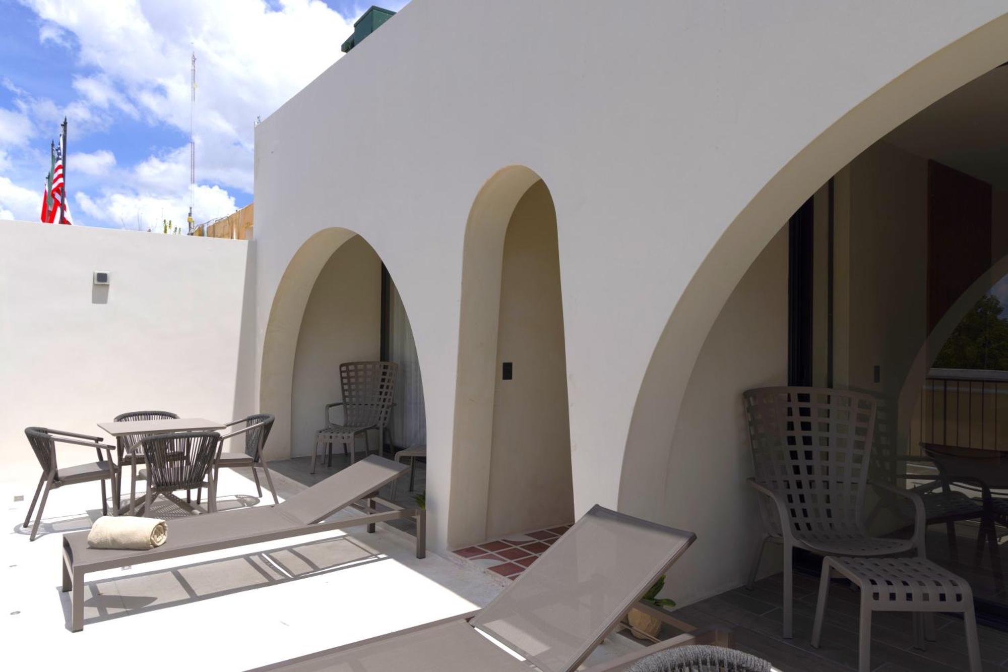 Meson Santa Lucia Hotel Merida Bagian luar foto