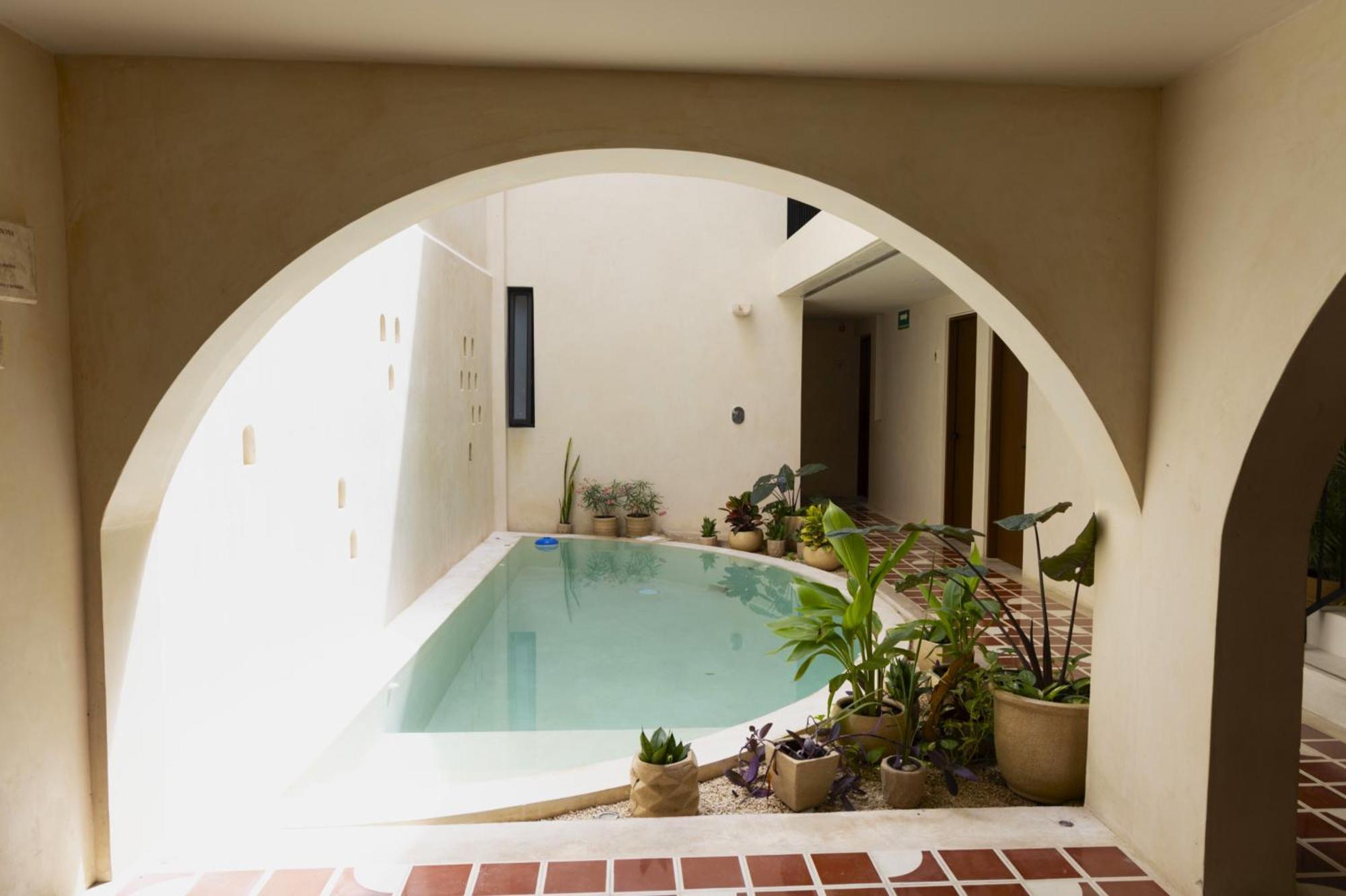 Meson Santa Lucia Hotel Merida Bagian luar foto