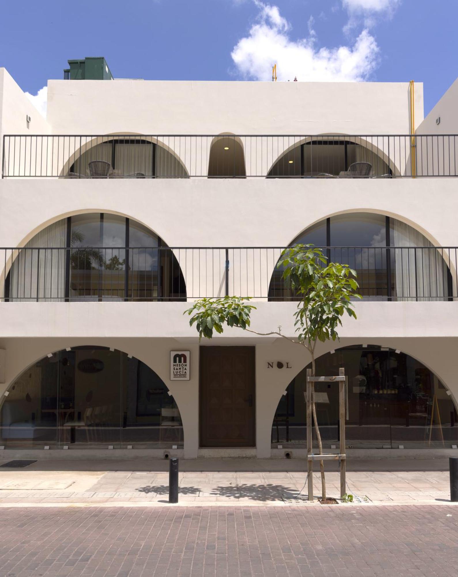 Meson Santa Lucia Hotel Merida Bagian luar foto